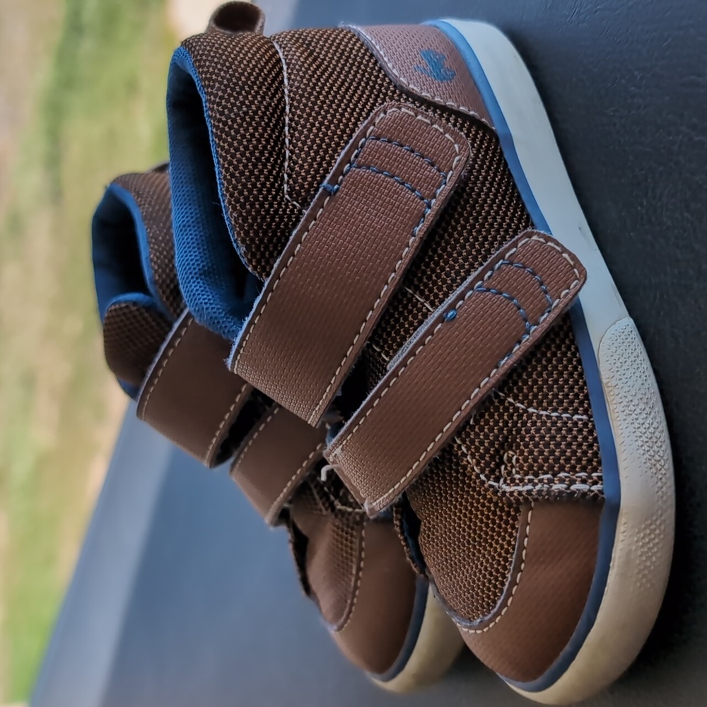 See Kai Run Brown Kids Shoes with Velcro Straps